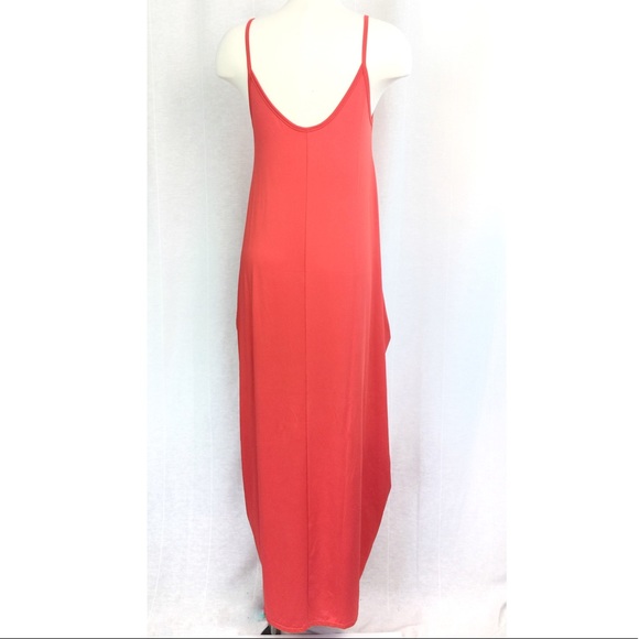 Sleeveless Long Maxi Dress S Flowy Soft Fall - Picture 5 of 8
